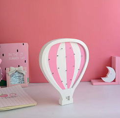 Деревянная LED лампа "Воздушный шар" - фото 5